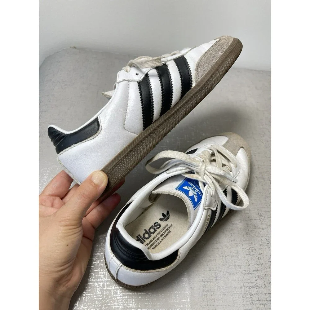 Adidas Samba OG Shoes Sneakers Shoes Mens US 7 White Black Stripes